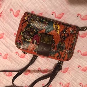 Cross body wallet and phone holder